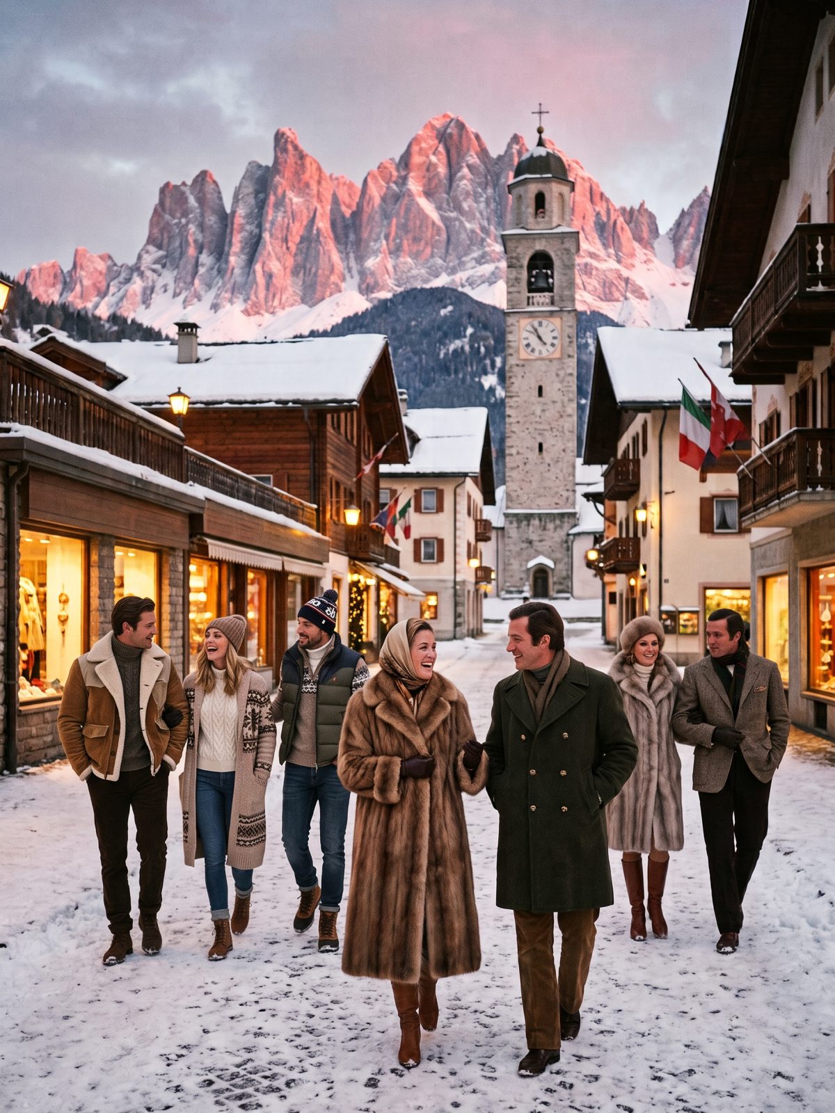 Alpine scene in the Italian Dolomites