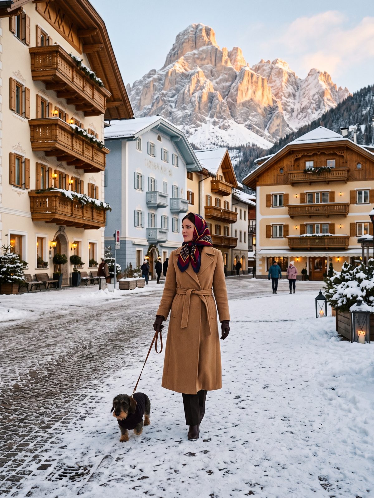 Alpine scene in the Italian Dolomites