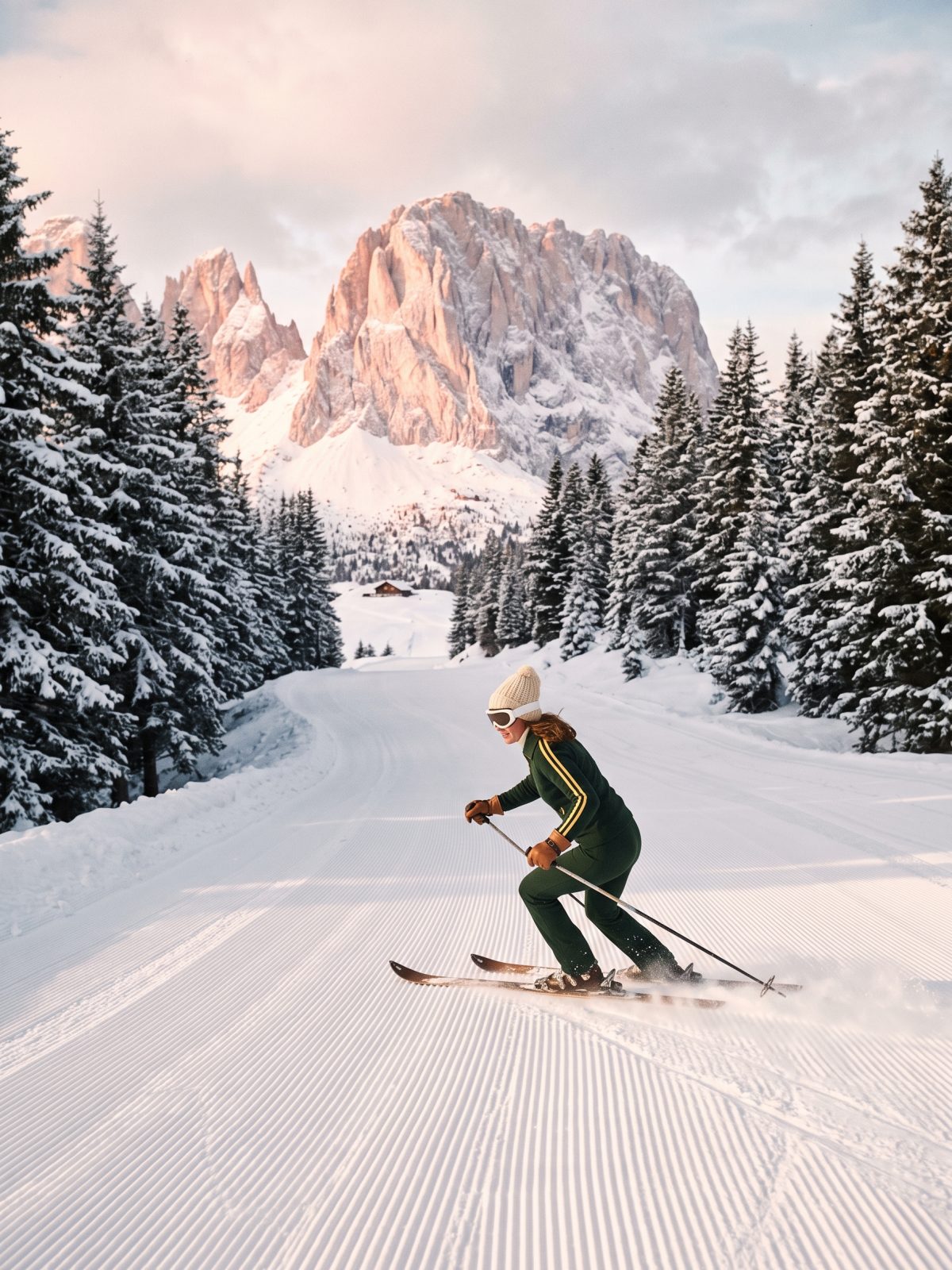 Alpine scene in the Italian Dolomites